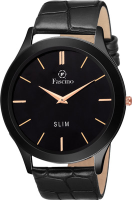 fascino Analog Round Black Dial Slim Watch with Leather Belt FCW 1062-BLK Watch - For Men
fascino Analog Round Black Dial Slim Watch with Leather Belt FCW 1062-BLK Watch - For Men