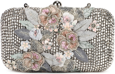 Accessorize Casual Silver Clutch