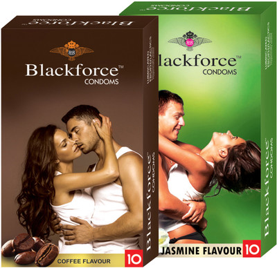 Blackforce 2 pcs in 20 pcs extra dotted Jasmine Coffee Condom(Set of 2, 20S)
Blackforce 2 pcs in 20 pcs extra dotted Jasmine Coffee Condom(Set of 2, 20S)