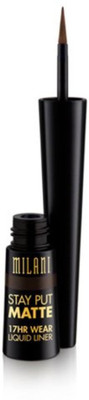 Milani Stay Put Matte Liquid Liner, 02 Coffee Matte 14.5 g(Black)