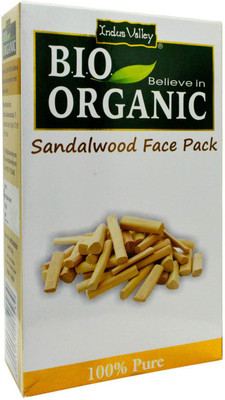 Indus Valley Bio Organic Sandalwood face pack / Natural Sandalwood Face Pack of 100 gm(100 g)