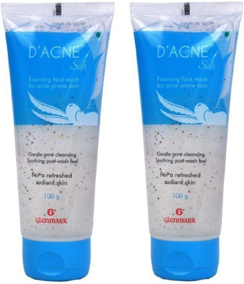 Glenmark D'ACNE Soft Face Wash (Pack of 2) Face Wash(100 g)