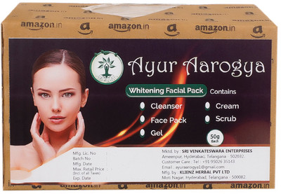 AYUR AAROGYA Whitening Facial Kit 250 g(Set of 5)