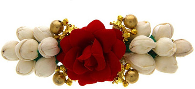Anuradha Art Jewellery Traditional Back Pin Back Pin(Red)