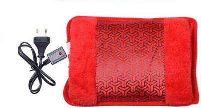 Cinnamon Electric Heating Gel Electric 1 L Hot Water Bag(Red)