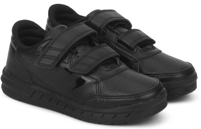 ADIDAS Boys Velcro Walking Shoes(Black, Cblack/cblack/ftwwht