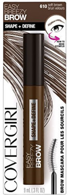 Cover Girl Easy Breezy Brow Shape & Define Eyebrow Mascara, Soft Brown, 0.3 Fluid Ounce 4.5 g(Brown)
Cover Girl Easy Breezy Brow Shape & Define Eyebrow Mascara, Soft Brown, 0.3 Fluid Ounce 4.5 g(Brown)