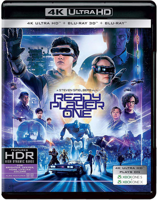 Ready Player One (4K UHD + Blu-ray 3D + Blu-ray) (3-Disc)(4K(UHD) Blu-ray English)