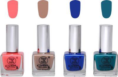 Lips & Tips Premium Collection Exclusive Nail Paints -Coral Pink, Coffee Nude, Royale Blue, Forest Green (Pack of 4) Coral Pink, Coffee Nude, Royale Blue, Forest Green(Pack of 4)
Lips & Tips Premium Collection Exclusive Nail Paints -Coral Pink, Coffee Nude, Royale Blue, Forest Green (Pack of 4) Coral Pink, Coffee Nude, Royale Blue, Forest Green(Pack of 4)