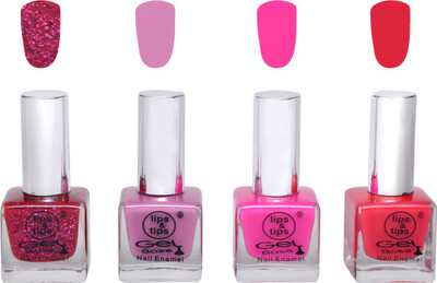 Lips & Tips Premium Collection Exclusive Nail Paints -Pink Glitz, Lilac Nude, Hot Pink, Pink Burst (Pack of 4) Pink Glitz, Lilac Nude, Hot Pink, Pink Burst(Pack of 4)
Lips & Tips Premium Collection Exclusive Nail Paints -Pink Glitz, Lilac Nude, Hot Pink, Pink Burst (Pack of 4) Pink Glitz, Lilac Nude, Hot Pink, Pink Burst(Pack of 4)