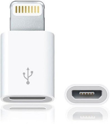 Adnet 8 Pin Lightning to Micro USB USB Adapter(White)