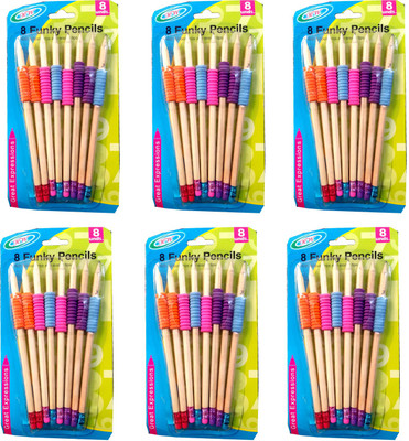 TECHNOCHITRA WOODEN PENCILS WITH GRIP FOR HAND WRITING IMPROVEMENT PACK OF 6 Pencil(Set of 6, Multicolor)
TECHNOCHITRA WOODEN PENCILS WITH GRIP FOR HAND WRITING IMPROVEMENT PACK OF 6 Pencil(Set of 6, Multicolor)