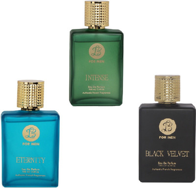 Lyla Blanc INTENSE ETERNITY BLACK VELVET Perfume Spray for Men- (Set of 3) (100ml each) Eau de Parfum - 100 ml(For Men)
Lyla Blanc INTENSE ETERNITY BLACK VELVET Perfume Spray for Men- (Set of 3) (100ml each) Eau de Parfum - 100 ml(For Men)