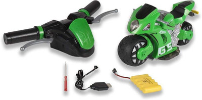 Tabu Ultra Fast 4D Moto 2.4Ghz 1:8 Scale Gravity Sensor Handlebar Remote Control RC Plastic Bike(Green)
Tabu Ultra Fast 4D Moto 2.4Ghz 1:8 Scale Gravity Sensor Handlebar Remote Control RC Plastic Bike(Green)