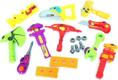 MWG Exports Co 18 Piece Take A-Part Hammering and Nailing Dinosaur Tools Playset for Kids
MWG Exports Co 18 Piece Take A-Part Hammering and Nailing Dinosaur Tools Playset for Kids