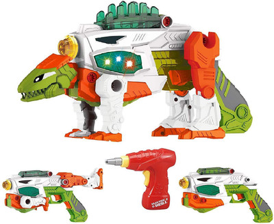 MWG Exports Co Take Apart 17 Piece Stegosaurus Dinosaur Model Building Kits for Children Toys with Electric Tool Drill
MWG Exports Co Take Apart 17 Piece Stegosaurus Dinosaur Model Building Kits for Children Toys with Electric Tool Drill