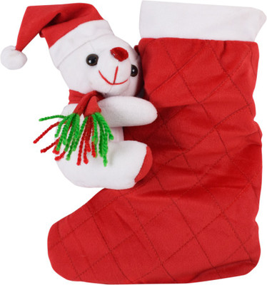 Ultra Smooth Stocking Santa Claus Socks Gift Bag Christmas Xmas With Teddy Hanging Décor - 10 inch(Red)
Ultra Smooth Stocking Santa Claus Socks Gift Bag Christmas Xmas With Teddy Hanging Décor - 10 inch(Red)