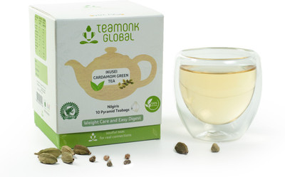 Teamonk Global Ikusei Cardamom Green Tea Box(10 Bags)