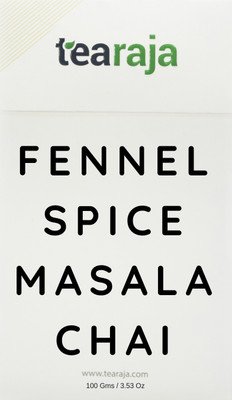 Tearaja Fennel Spice Masala Chai 100 GMS | Contains - Premium CTC , Cinnamon, Black Pepper, Clove, & Fennel Masala Tea(100 g, Vacuum Pack)
Tearaja Fennel Spice Masala Chai 100 GMS | Contains - Premium CTC , Cinnamon, Black Pepper, Clove, & Fennel Masala Tea(100 g, Vacuum Pack)