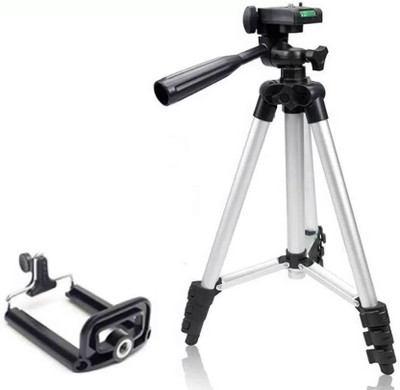 casadomani Adjustable Portable Lightweight Camera Stand Mobile Holder Tripod-3110 With Three-Dimensional Head & Quick Release Plate For Digital Camera Video Cameras and mobile clip holder for Mobiles Smartphones Tripod(Silver & Black, Supports Up to 1500)
casadomani Adjustable Portable Lightweight Camera Stand Mobile Holder Tripod-3110 With Three-Dimensional Head & Quick Release Plate For Digital Camera Video Cameras and mobile clip holder for Mobiles Smartphones Tripod(Silver & Black, Supports Up to 1500)