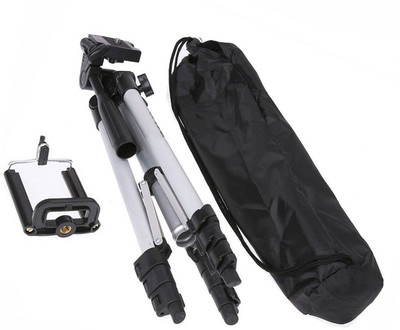 BUY SURETY Portable Adjustable Lightweight Camera Stand Tripod-3110 With Three-Dimensional Head & Quick Release Plate For Video Cameras and mobile clip holder for Smartphones & Mobiles Tripod(Silver & Black, Supports Up to 1500)
BUY SURETY Portable Adjustable Lightweight Camera Stand Tripod-3110 With Three-Dimensional Head & Quick Release Plate For Video Cameras and mobile clip holder for Smartphones & Mobiles Tripod(Silver & Black, Supports Up to 1500)
