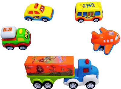 Miss & Chief Mini Cute Pack of 5 Pull Back and Go Friction Powered Vehicles Toys for Kids(Multicolor)
Miss & Chief Mini Cute Pack of 5 Pull Back and Go Friction Powered Vehicles Toys for Kids(Multicolor)