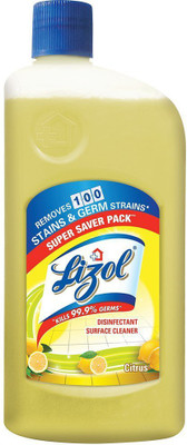 lizol Floor Cleaner 975 ml Citrus Lemon Citrus(975 ml) 
lizol Floor Cleaner 975 ml Citrus Lemon Citrus(975 ml)