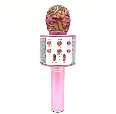 PickNGrab WS 858 WIRELESS MIC WITH SPEAKER Camera Microphone