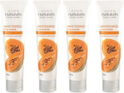 Avon Naturals Papaya Whitening Cleanser (set of 4)(400 g)
Avon Naturals Papaya Whitening Cleanser (set of 4)(400 g)