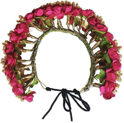 Shining Angel Juda Bun Decoration Hair Gajra for Bridal Accessories for Girls (Pink Golden) Bun(Pink, Gold)
Shining Angel Juda Bun Decoration Hair Gajra for Bridal Accessories for Girls (Pink Golden) Bun(Pink, Gold)