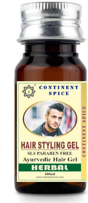 Continent Spice HAIR STYLING GEL, for wet look, styling and nourishment gel Hair Gel(100 ml)
Continent Spice HAIR STYLING GEL, for wet look, styling and nourishment gel Hair Gel(100 ml)