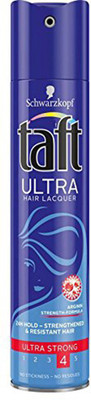 taft All Weather Ultra Hair Lacquer Ultra Strong Hair Spray(250 ml)