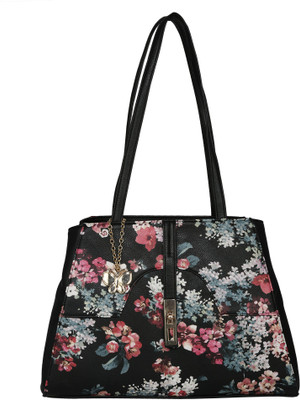 Butterflies Hand-held Bag(Black)