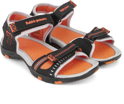 Bubblegummers Boys Velcro Flats(Orange