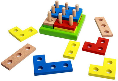 Civil Geometry Assembly Building Stacking Blocks Brain Teasers Developmental Toys (Multicolor)(Multicolor)
Civil Geometry Assembly Building Stacking Blocks Brain Teasers Developmental Toys (Multicolor)(Multicolor)