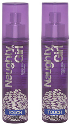 Naughty Girl TOUCH Perfume Spray for Women- Pack of 2 (60ml each) Perfume - 60 ml(For Women)
Naughty Girl TOUCH Perfume Spray for Women- Pack of 2 (60ml each) Perfume - 60 ml(For Women)