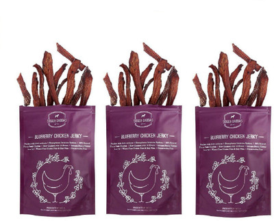 Doggie Dabbas Bluberry Chicken Jerky SOYA Free 85gm Chicken Dog Treat(85 g, Pack of 3)
Doggie Dabbas Bluberry Chicken Jerky SOYA Free 85gm Chicken Dog Treat(85 g, Pack of 3)