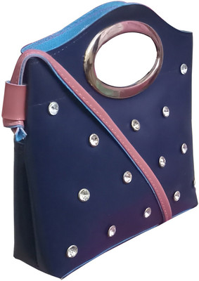 Hims Women Casual, Evening/Party, Formal Blue PU Sling Bag