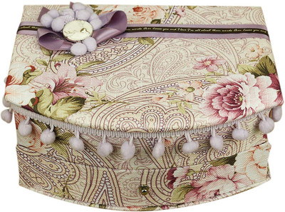 ZEVORA Purple Floral Fabric Wood Cosmetic, Makeup, Jewellery, Storage Travel Organizer Vanity Box, Gift, Home Decor, Utility Box (16x21 cm) V-5 Makeup box, Jewellery box, Cosmetic Vanity Box(Multicolor)
ZEVORA Purple Floral Fabric Wood Cosmetic, Makeup, Jewellery, Storage Travel Organizer Vanity Box, Gift, Home Decor, Utility Box (16x21 cm) V-5 Makeup box, Jewellery box, Cosmetic Vanity Box(Multicolor)