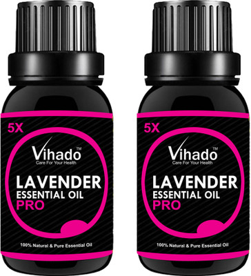 VIHADO 5X PRO Lavender & Cedarwood Hair Oil (30 ml) (Pack of 2)(30 ml)