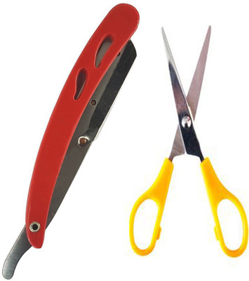JAGTEK Combo Of 2 pcs , stainless steel Shaving Razor With Plastic Handle / Stainless Steel Thinning Scissor ( set of 2 )(Set of 02)
JAGTEK Combo Of 2 pcs , stainless steel Shaving Razor With Plastic Handle / Stainless Steel Thinning Scissor ( set of 2 )(Set of 02)