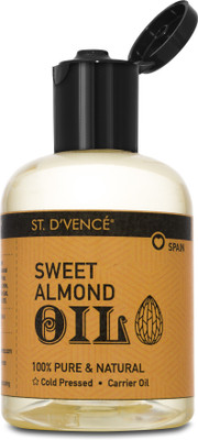 ST. D'VENCÉ 100% Pure Sweet Almond Coldpressed Carrier Oil , Almond Oil Hair Oil(100 ml)
ST. D'VENCÉ 100% Pure Sweet Almond Coldpressed Carrier Oil , Almond Oil Hair Oil(100 ml)