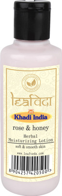 Leafveda khadi Rose & Honey Moisturising Lotion(210 ml)