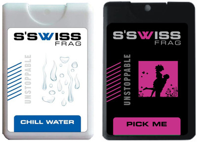 S'swiss Chill Water and Pick Me Combo Pack Pocket Perfume Perfume - 40 ml(For Men & Women)
S'swiss Chill Water and Pick Me Combo Pack Pocket Perfume Perfume - 40 ml(For Men & Women)