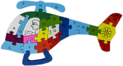 Shoppernation Alphabet and Number Wooden Jigsaw Puzzle - Helicopter (1TNG275)(25 Pieces)
Shoppernation Alphabet and Number Wooden Jigsaw Puzzle - Helicopter (1TNG275)(25 Pieces)