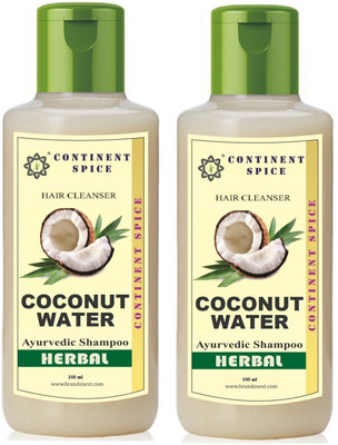 Continent Spice Herbal Coconut Water Shampoo ( SLS & Paraben Free) - 100ml - Pack of 2(200 ml)
Continent Spice Herbal Coconut Water Shampoo ( SLS & Paraben Free) - 100ml - Pack of 2(200 ml)
