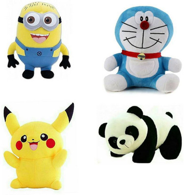 popo Minion-20 cm And Doremon-25 cm Panda- 20 cm And Pikachu - 25 cm (Multicolor PACK OF 4 SOFT TOYS) - 34 mm(Multicolor)
popo Minion-20 cm And Doremon-25 cm Panda- 20 cm And Pikachu - 25 cm (Multicolor PACK OF 4 SOFT TOYS) - 34 mm(Multicolor)