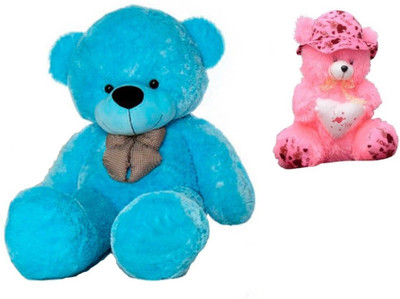 THE HIGH THINKING TOYS Combo Offer Pack of Two Cutest Blue Teddy Bear 3 Feet & Pink Teddy Bear I Love you heart with cap 40 cm - 90 cm(Blue, Pink)
THE HIGH THINKING TOYS Combo Offer Pack of Two Cutest Blue Teddy Bear 3 Feet & Pink Teddy Bear I Love you heart with cap 40 cm - 90 cm(Blue, Pink)
