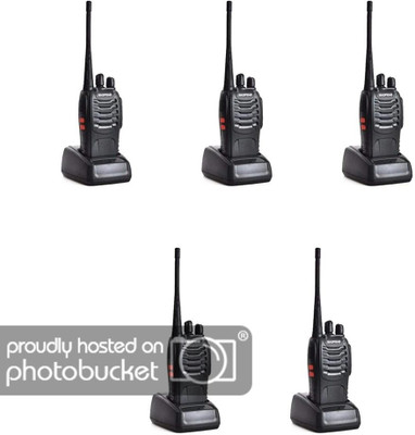 visionrabbit Baofeng BF-888S Two Way Radio 5W Handheld 16CH Two-Way Portable CB Radio (5PC) Walkie Talkie(Black)
visionrabbit Baofeng BF-888S Two Way Radio 5W Handheld 16CH Two-Way Portable CB Radio (5PC) Walkie Talkie(Black)