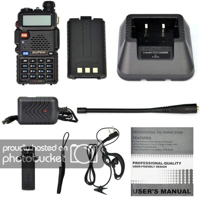 visionrabbit UV 5R Walkie Talkie LED, FM Radio, Torch and 1800mAh Battery, 5-10km - 1 Pair Walkie Talkie(Black)
visionrabbit UV 5R Walkie Talkie LED, FM Radio, Torch and 1800mAh Battery, 5-10km - 1 Pair Walkie Talkie(Black)